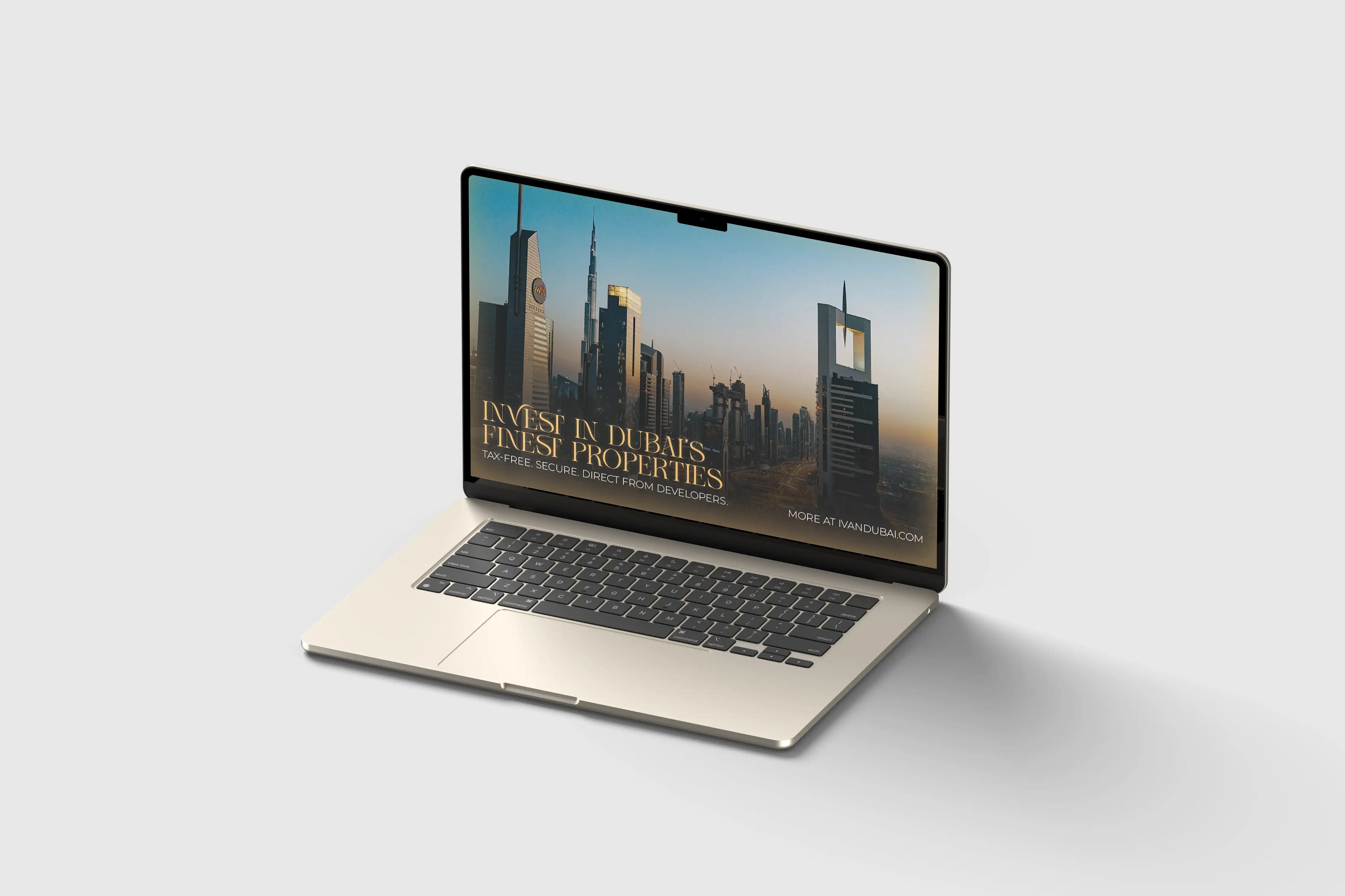 ivandubai.com campaign and lead generation mockup